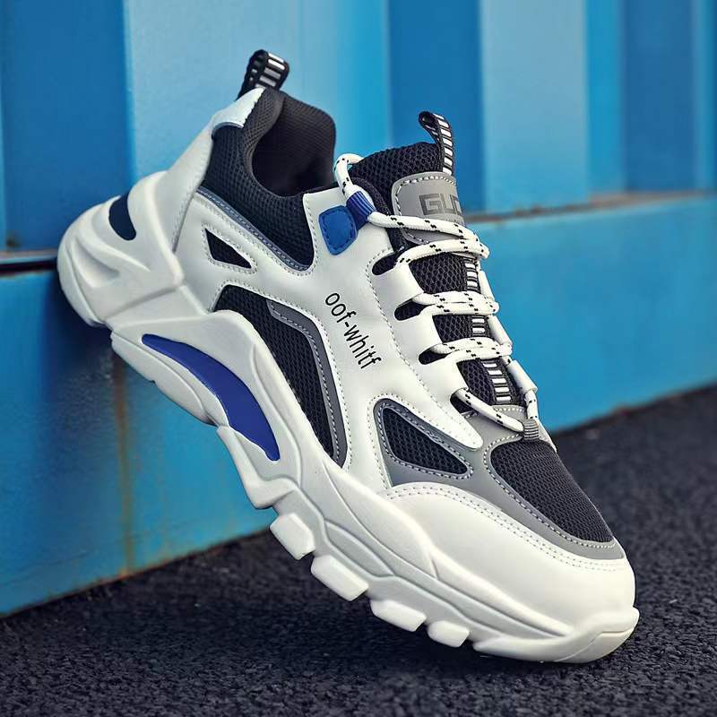 Spring men's shoes new men's sports shoes low-top contrasting dad shoes breathable running shoes men