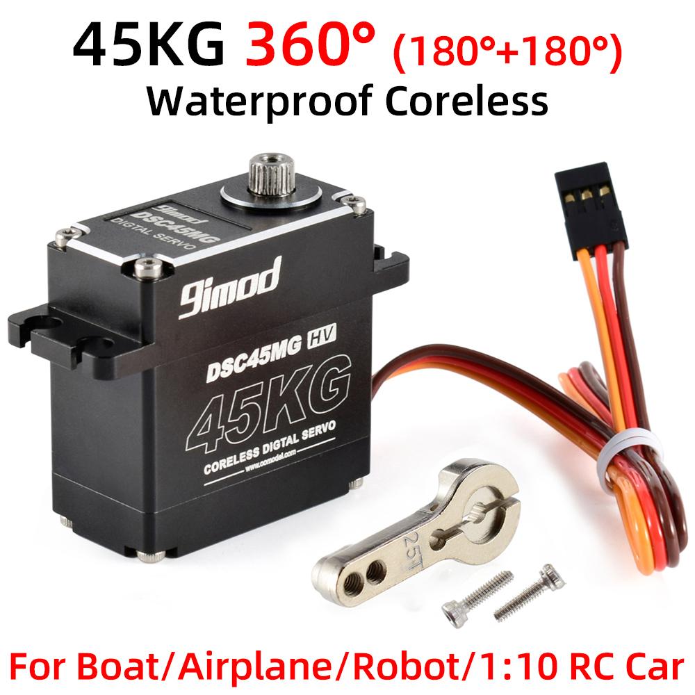 RC Servo 9imod Waterproof Brushless Coreless Servo 50KG 45KG 35KG 25KG Metal Gear Digital Servo for RC Model