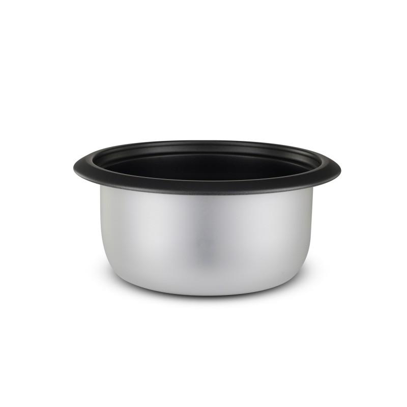Kitchencook - Japan Wood Black - Noir - Cuiseur à Riz - 1l - 400w - Maintien Au Chaud - Cuve Antiadhésive