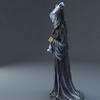 Holy Death Statue Standing Sickle Reaper Resin Rrafts Statue Santa Muerte Figurine Grim Reaper Holding Scythe Halloween Decor