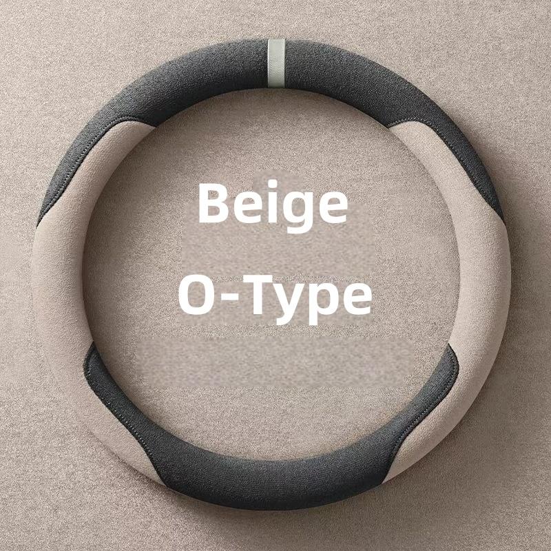 Car Steering Wheel Covers Suede Steering Wheel Cover Wrap Universal 37-38cm Breathable Steering Covers Car Interior Accessories 7HD