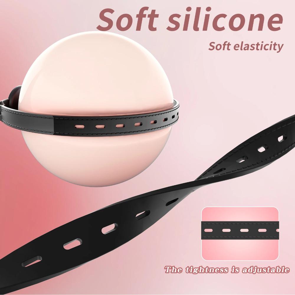 Bouchon buccal respirant en Silicone BDSM boule buccale Gag ceinture réglable jouets sexuels érotiques pour Couples deux