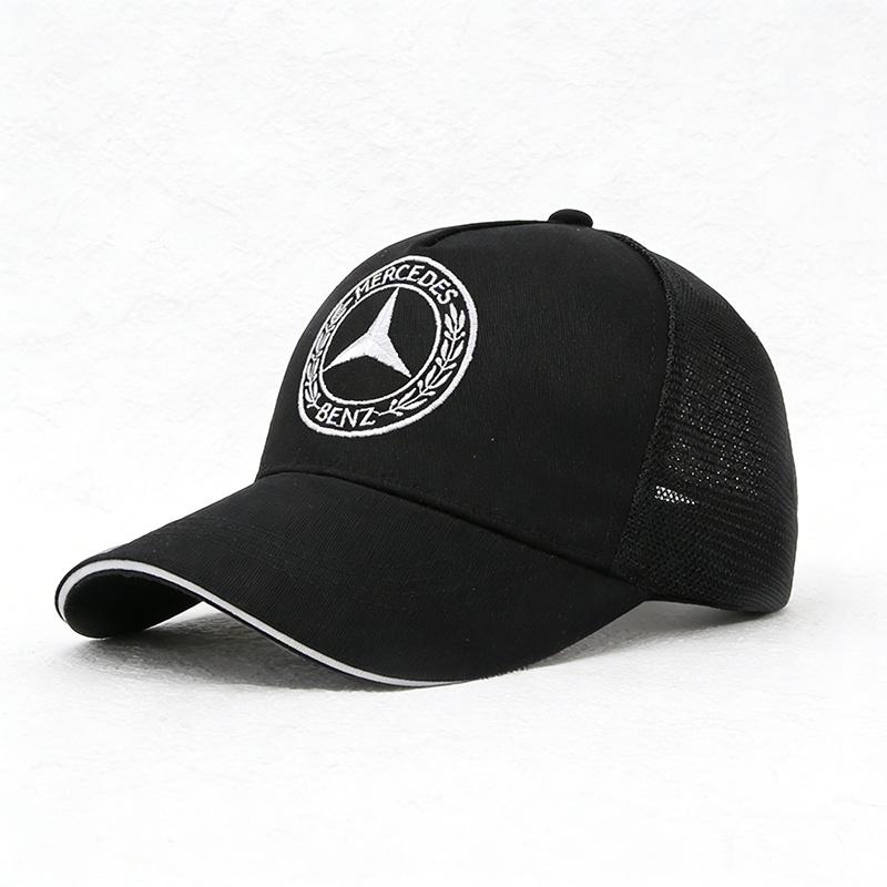 Car Logo Cotton Adjustable Baseball Hat Outdoor Car Accessories for Mercedes Benz GLA CLA GLK GLE CLS ML GL A B C E Class W211