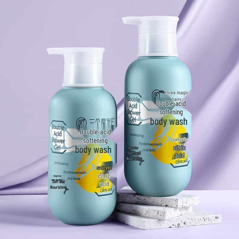 Three Magicians Dual Acid Softening Body Wash