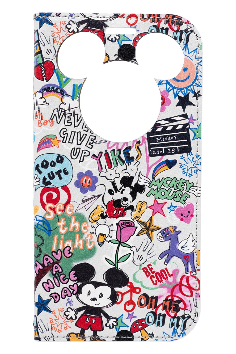 

CERTA Disney Чохол-гаманець для iPhone 16 з віконцем iPhone iPhone Гаманець для карток (Міккі Маус/Дудл) [Чохол для смартфона, Чохол, 16, Кишеня, Чохол, Персонаж]