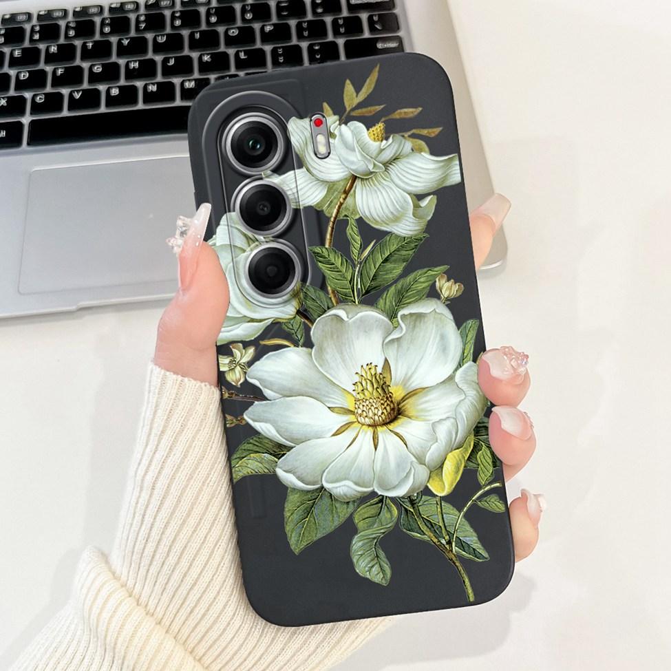 For Tecno Camon 40 Pro 5G Case CM7 Cute Cat Panda Fashion Flowers Love Back Cover For Camon 40 Pro 5G Tecno Phone Case Silicone