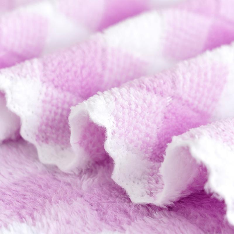 2-teiliges Korallenfleece-Handtuch Badetuch-Set Weizenmuster Superweich Saugfähig Badelaken Spa-Gesichtstuch Mehrere Musteroptionen