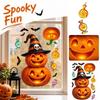 Halloween Pumpkin Static Cling Window Stickers for Glass Decorations 590