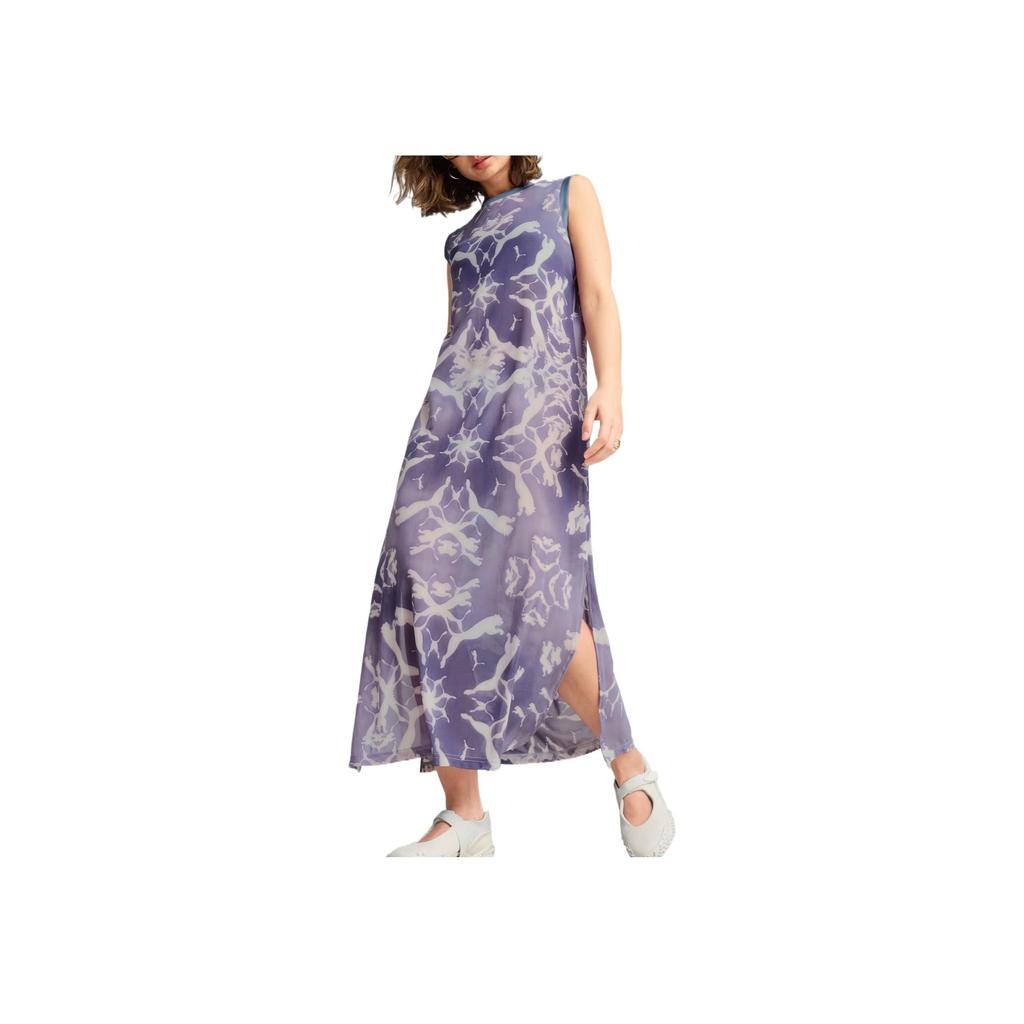 Puma Dare To Fashionable Skin-Friendly Versatile Soft Sleeveless Dress Women dresses Purple 629832-47
