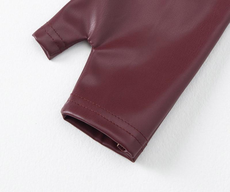 Sexy Shoulder Waist Women's Tops Leather Vest with Sleeves Irregular Hem Vest Women's Clothing