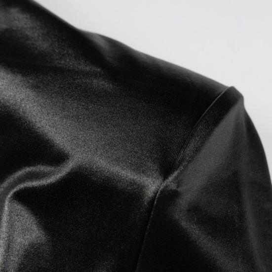 Turtleneck Long Sleeve Hip Wrap Pleated Bodycon Dress Autumn Faux Leather High