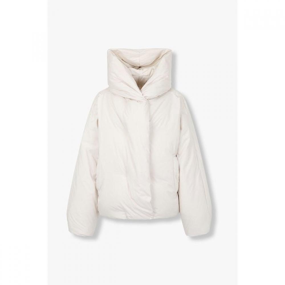 Studio Tomboy High Neck Hoodie Short Down Jumper 9105414115 oatmeal/OS