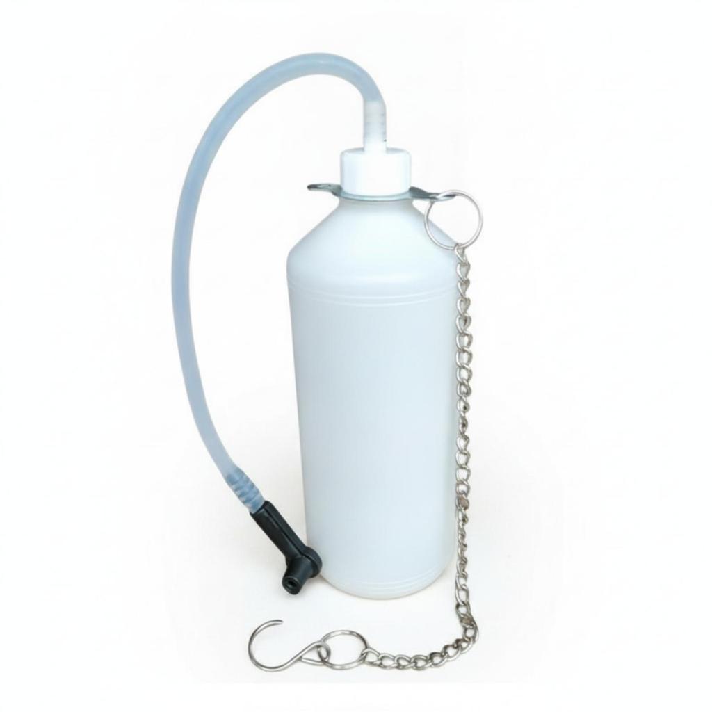 Fluid Collection Bottle with Silicone Tube Translucent Brake Bleeder Hose Mess Tool for