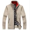 Men's Thickened Warm Loose Stand-up Collar Zipper Sweater