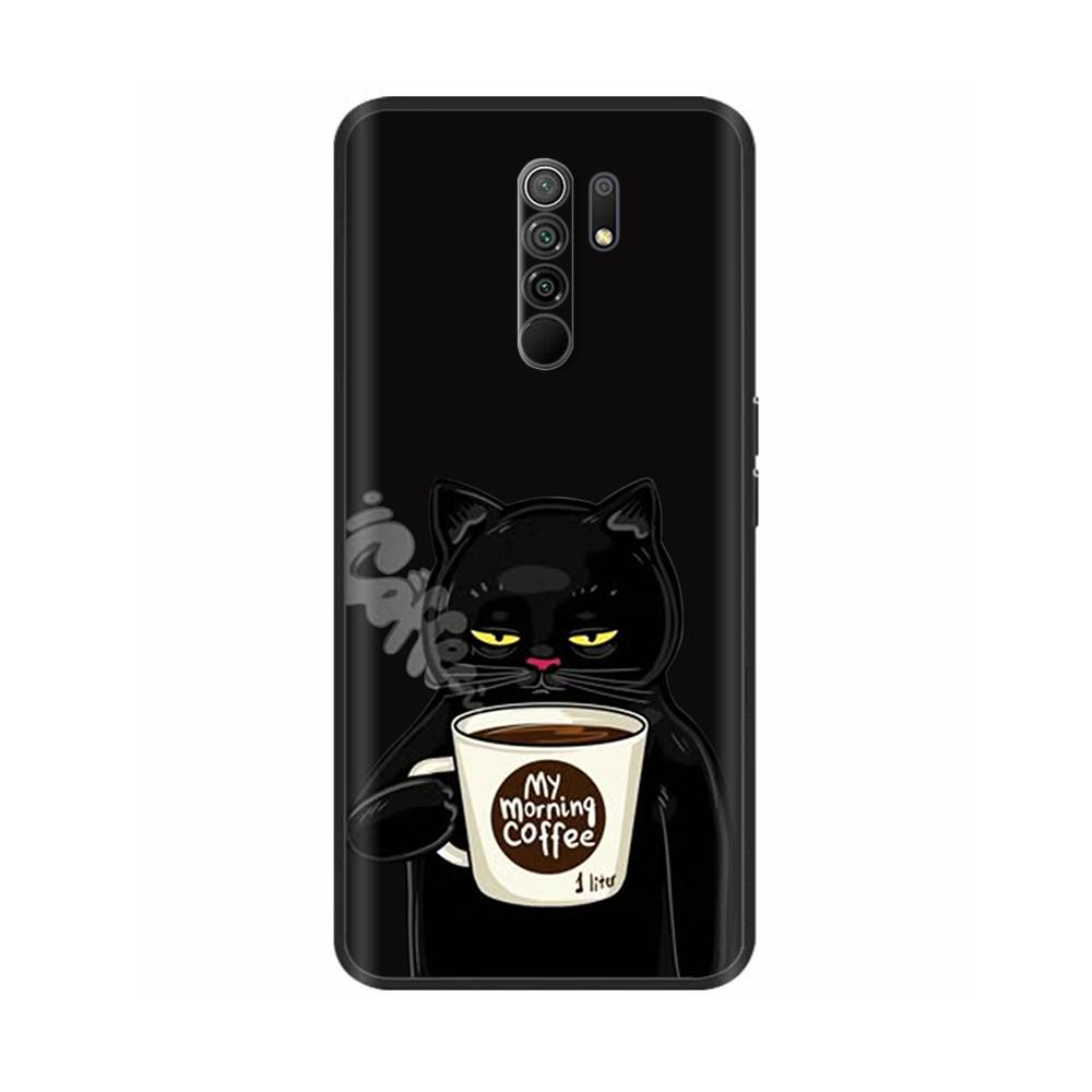 Phone Case For Redmi 9 Case Redmi9 Cute Panda Silicon Back Cover For Xiaomi Redmi 9 Cases Soft Silicone Fundas TPU Bumper Coque