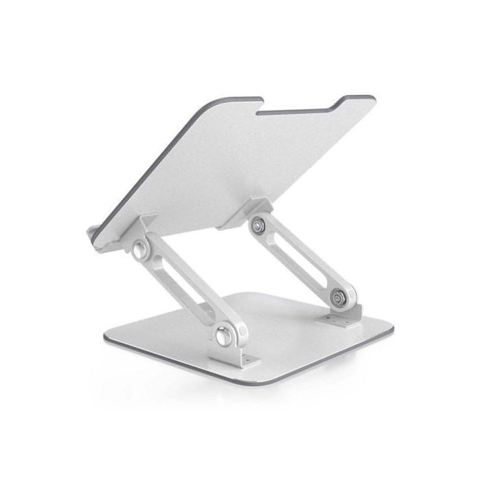 AISENS Soporte portátil/tableta aluminio 7-13" ajustable plegable plata antideslizante