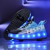 Factory Skates Boys Runaway Shoes Girls Children Invisible Roller Skates Adult Charging Flashing Ultra Light Wheel Shoes