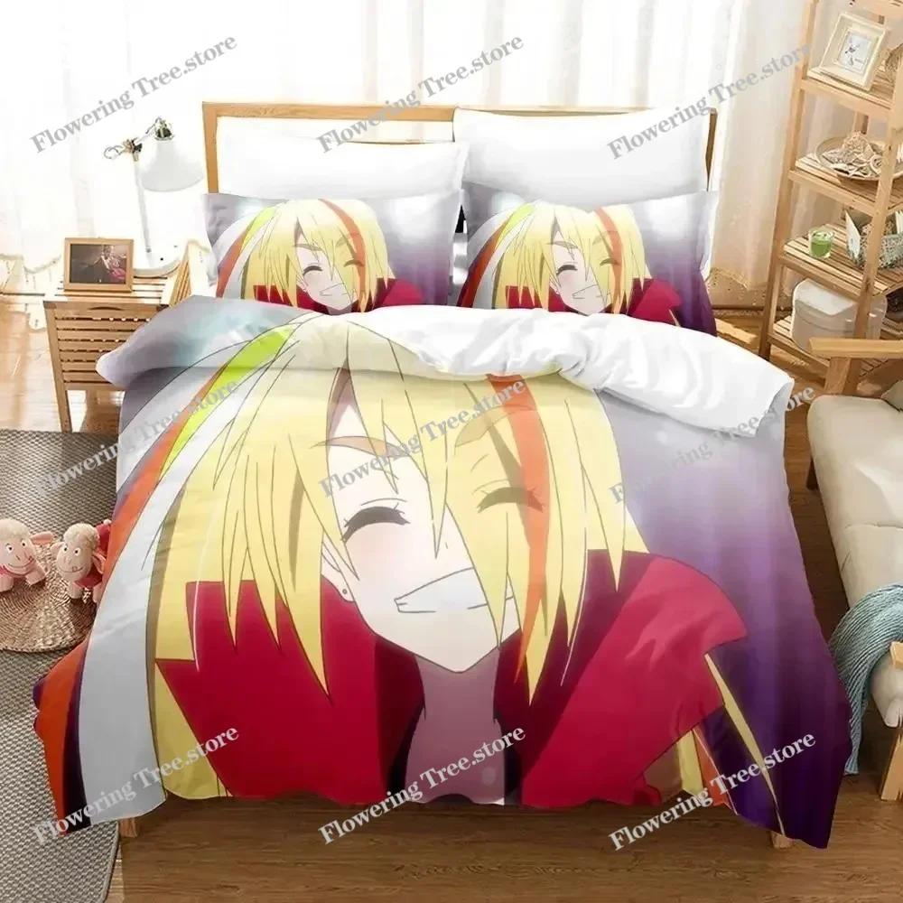 Zombie Land Saga Bedding Set Single Twin Full Queen King Size Bed Set Adult Kid Bedroom Duvetcover Sets 3D Print bed sheet set02