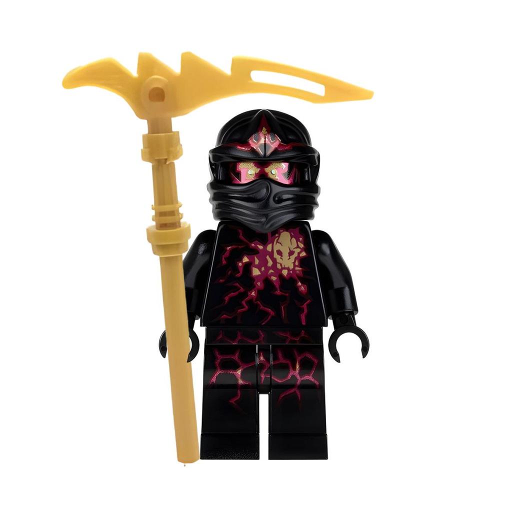 Maximum Potential Kai Phantom Minifigure Compatible Building Toy with LEGO: Fire Ninja Lloyd & Jay Weapon Assembly
