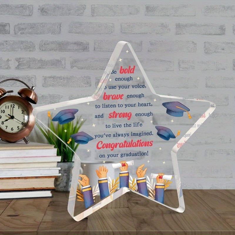 Star Graduation Plaque - 2025 Keepsake Gift for High School & College Graduates
