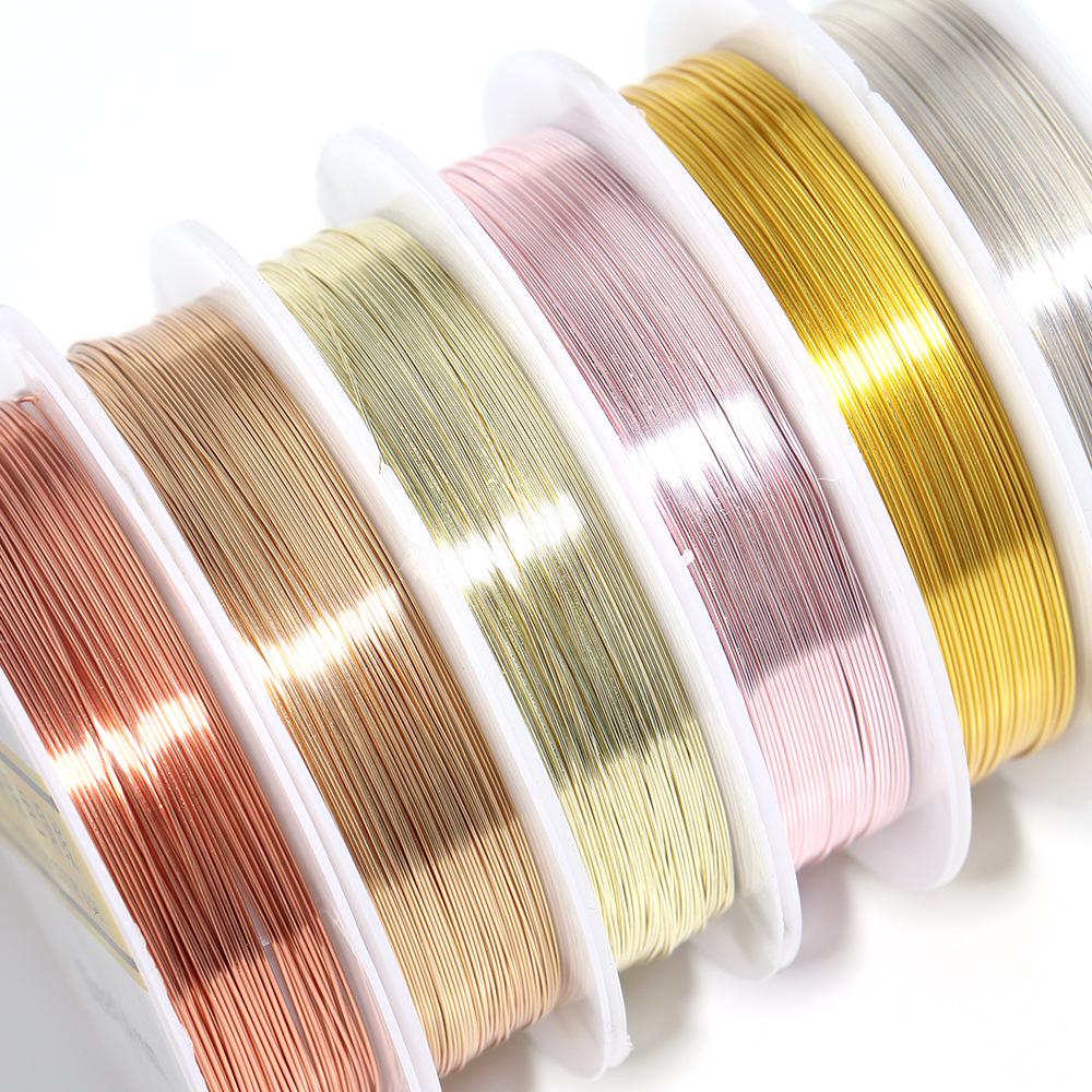 Color-Preserving Anti-Oxidation Copper Jewelry Wire for Handcrafted Beading and Accessories