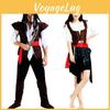 Premium Quality Adult Pirate Costume Made With Durable Polyester Fabric For Comfort
