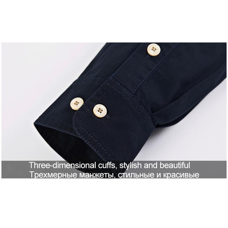 Herren Langarmhemd Frühling Locker Lässig Herren Baumwolle Militärhemd Armeegrün Hemden Herren