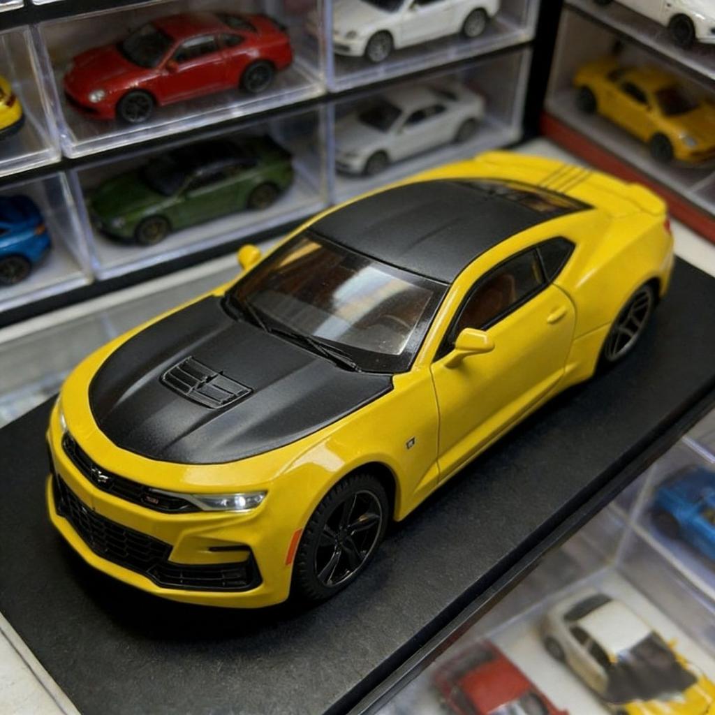 1:24 2025 Camaro Simulation Sports Car Model Alloy Diecast Metal Toys Hobbies Collecting Ornaments Gifts