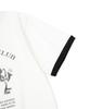 FALLETT Art Club Ringer Short Sleeve T-Shirt White
