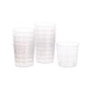 10Pcs 60Ml Measuring Cup Transparent Plastic Scale Beaker Cups Lab Graduated Liquid Container Without Handle Kitchen Baking Tool
