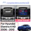 For Hyundai Elantra 4 HD 2006 - 2012 Android 13 Car Stereo Head Units Player Multimedia Radio Android Auto Carplay GPS Wifi BT
