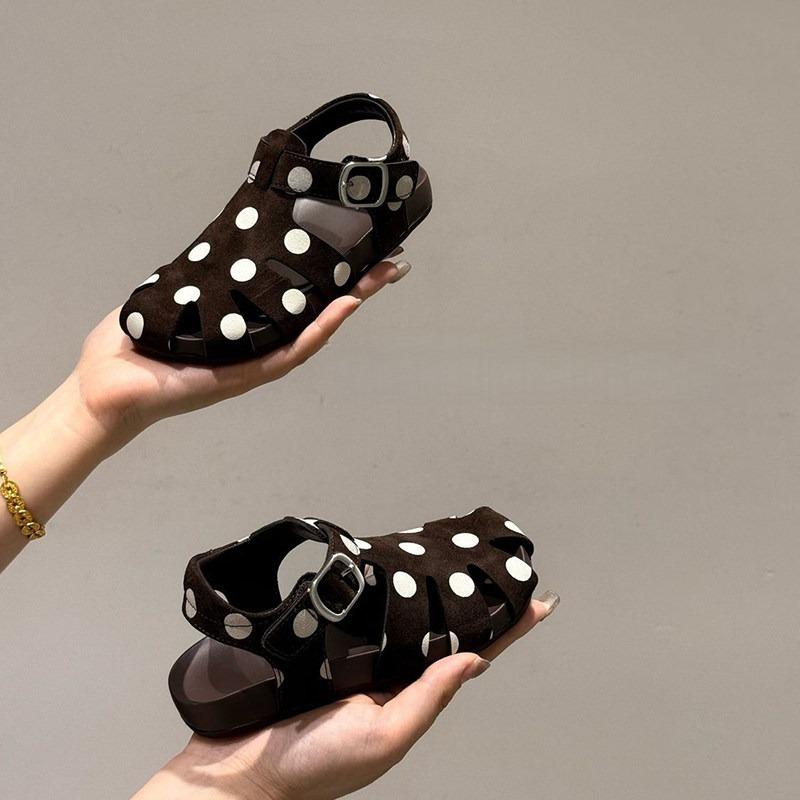 2026 Cute Wave Point Children s Sandals Summer New Soft Bottom Non Slip Baotou Sandals for Boys and Girls Fashion Casual Shoes 23