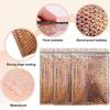 50Pcs Packaging Supplies Holographic Shipping Bags Champagne Color Metal Bubble Mailer Small Business Envelope Mailing Office
