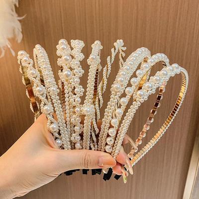 2025 Neuer Stil Mori Perlenstirnband: Elegantes & Vielseitiges Damen-Haaraccessoire für Sommerausflüge