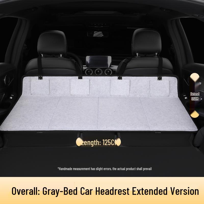 RV Travel Mattress with Headrest for Car Trunk & Rear Seat