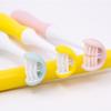 Baby Toothbrush Comfortable Grip U Type Safe Compact Creative Oral Care Tool Durable Three-sided Baby Toothbrush for Bathroom