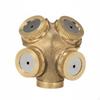 Brass Aerosolizing Sprayer Head High Pressure 4Head Misting Nozzle Cooling Mist MultiOutlet