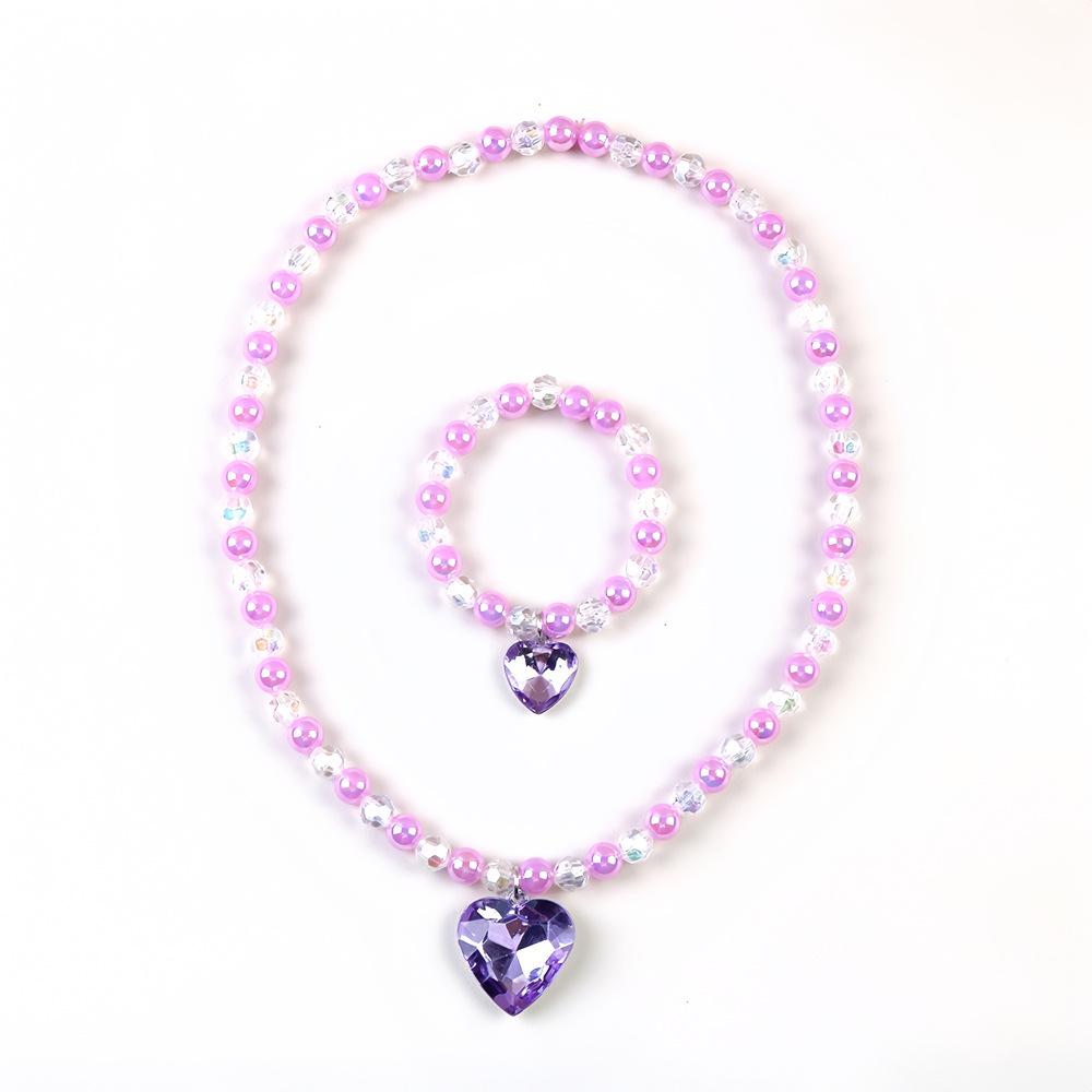 Frozen Princess Dress-Up Set: Necklace, Crown & Fairy Wand for Kids