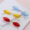 1PC Unisex Retro Kleine Rahmen Oval Sonnenbrille UV400 Mode Design Sonnenbrille Sommer Vintage Shades Brillen Zubehör