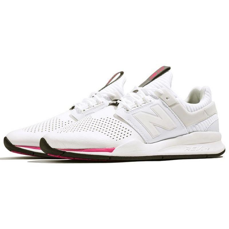 New Balance × PHANTACI 247 Men Breathable Shock Absorbing Low Running Shoes White MS247WHC