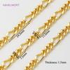 1 Meter 18K Gold Plated Brass Bulk Chains For Needlework,Decorative Chain For Jewellery,DIY Handmade Necklace Bracelet Finding