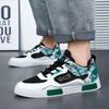 Fashion Trend Men Flat Shoes Summer Breathable Men Leather Low-top Casual Shoes Fashion Man Jogging Sport Shoes Sneakers Tenis Masculino