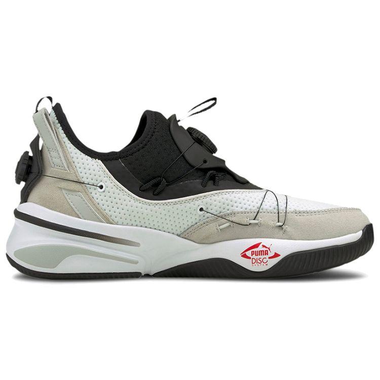 Puma Biało-czarne męskie sneakersy Double Disc 194277-02