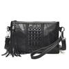 Echtleder Quaste Damen Umhängetaschen Nieten Clutch Tasche Damen Umhängetasche Für Mädchen Damen Crossbody Taschen