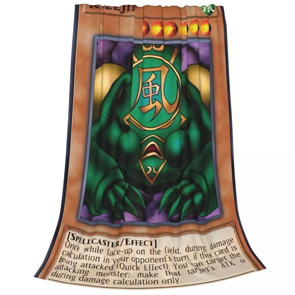 Yu Gi Oh Card Blanket Cover Plush Throw Blankets Summer Air Conditioning Portable Ultra-Soft Warm Bedsprea