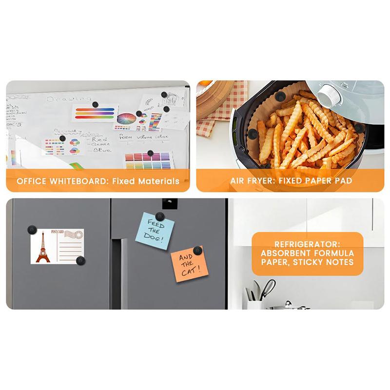 Air Fryer Magnet Silicone Buckle Air Fryer Magnetic Silicone Clips Parchment Paper Used To Control The Air Fryer Can Be Reused