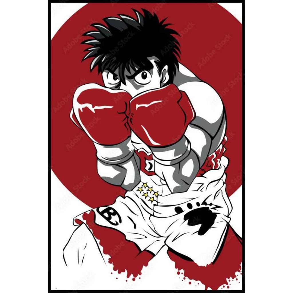 Pantaloncini Ippo Pugilato Muay Thai Kickboxing Allenamento Cartone Animato Anime Animazione Giapponese Stampa 3D Palestra Sport Allenamento Fitness Cosplay Vita Elastica