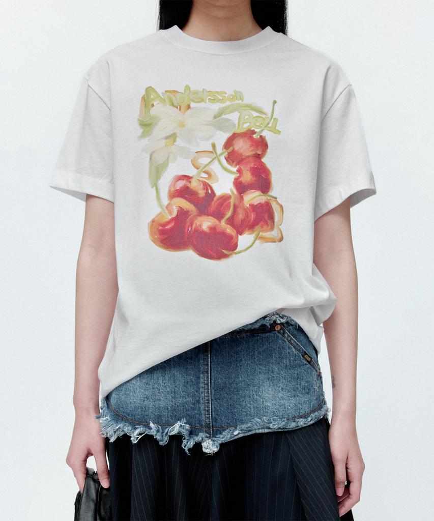 ADSB ANDERSSON BELL (Essential) Unisex Fruit T-Shirt Atb1407U(White)