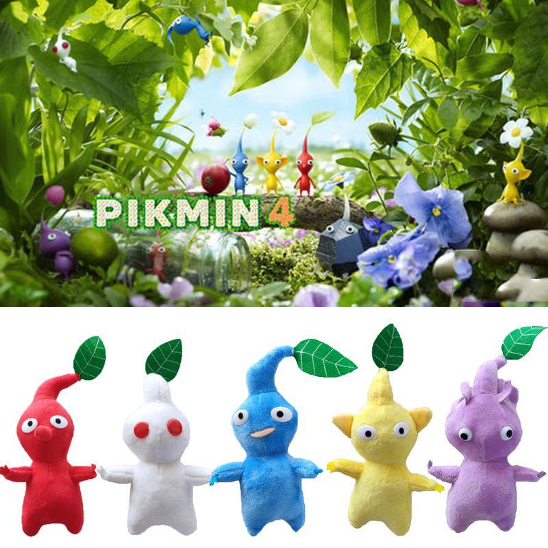 Pikmin Plush Toy 15cm/5.9inch Soft Stuffed Doll For Kids Fans Collection