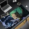 Anime HD Print Mouse Pad Gaming Dragon Mousepad Rubber Computer One Piece Zoro Mouse Mat Gamer Accessories Nonslip Keyboard Pad